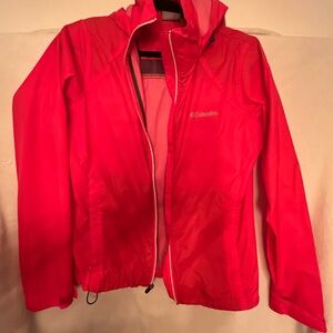 Columbia Red RAIN Jacket